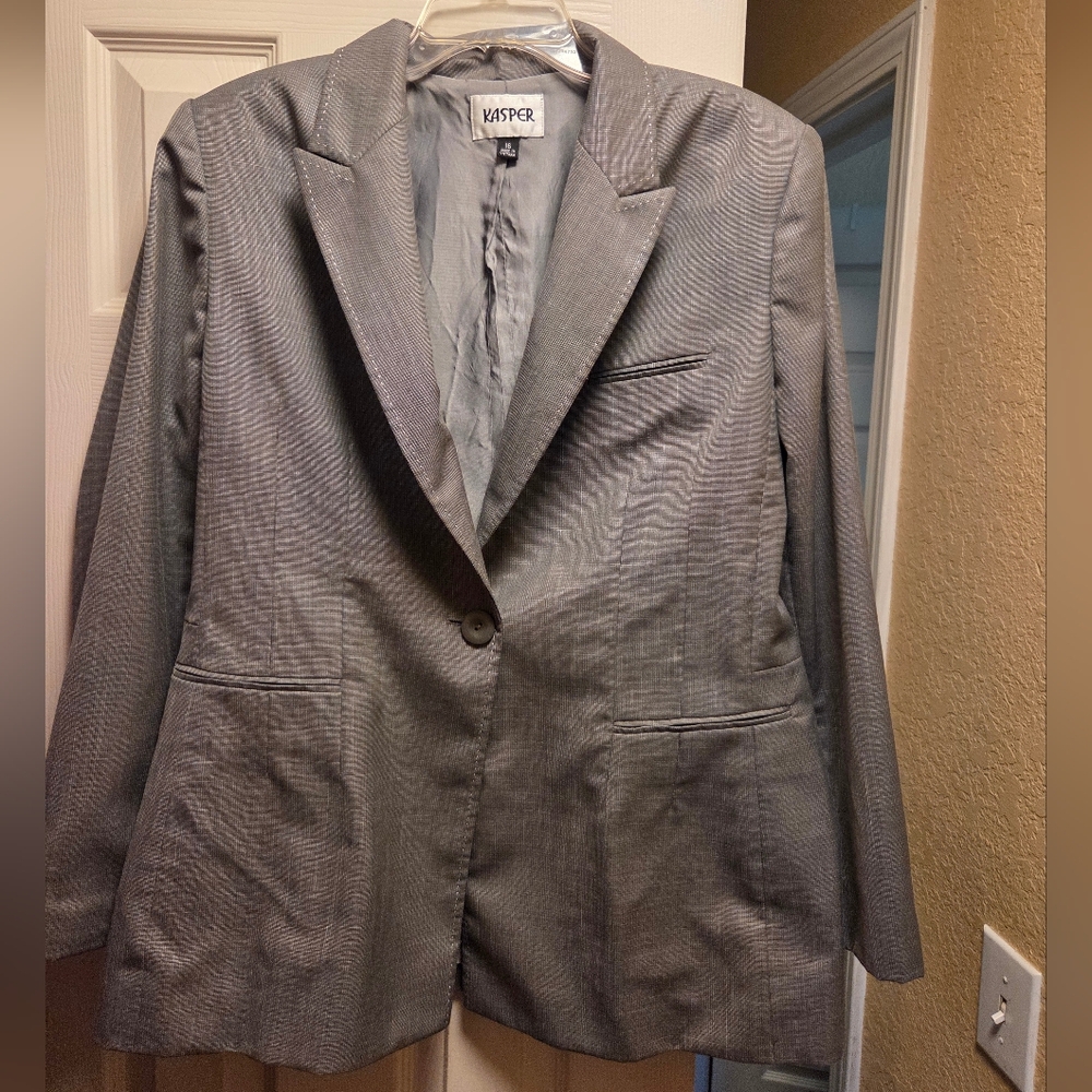 Kasper Women''s Gray Blazer